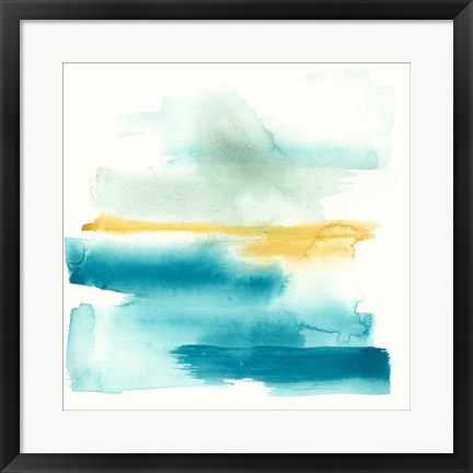 Framed Liquid Horizon II Print