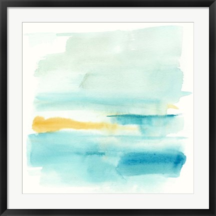 Framed Liquid Horizon VI Print