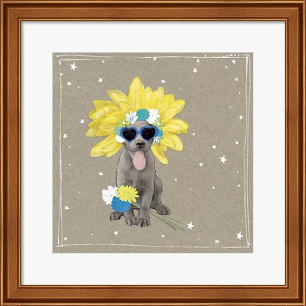 Framed Fancypants Wacky Dogs VI Print