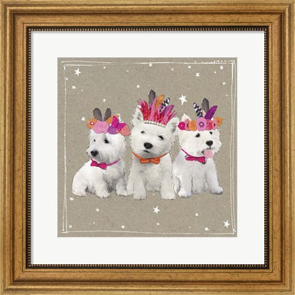 Framed Fancypants Wacky Dogs VIII Print