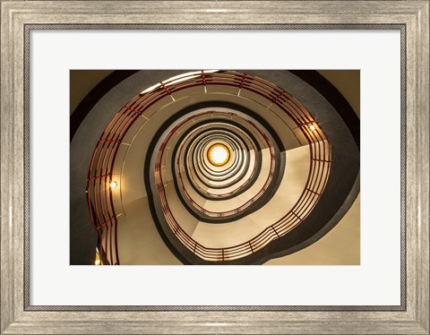 Framed Staircase Spiral 2 Print