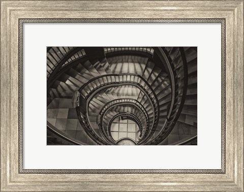 Framed Hamburg Staircase 4 Print