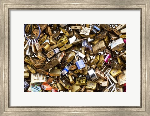 Framed Love Locks Print