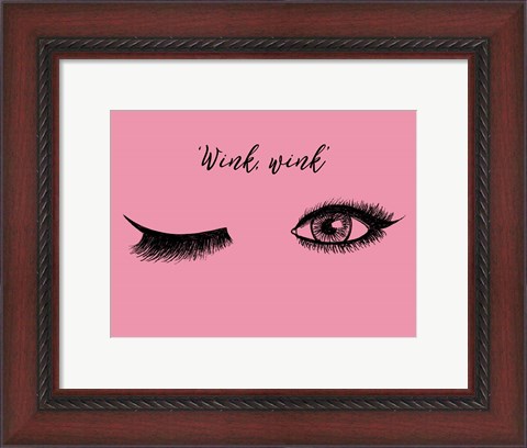 Framed Lash Chat IV Print