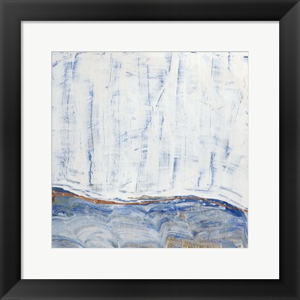 Framed Blue Highlands I Print