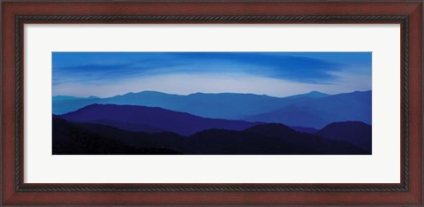 Framed Misty Mountains IV Print
