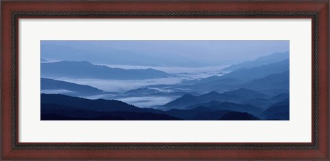 Framed Misty Mountains VIII Print