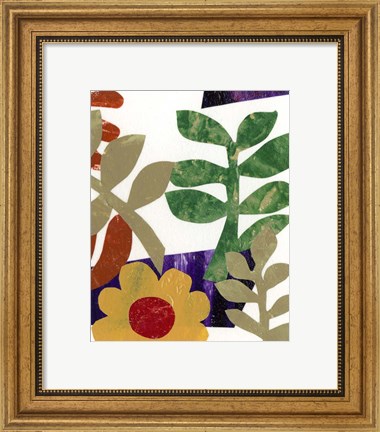 Framed Fiesta Floral II Print