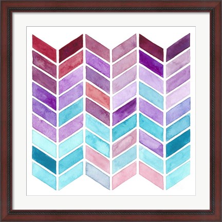 Framed Geometric Trance I Print