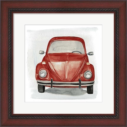 Framed Classic Autos I Print