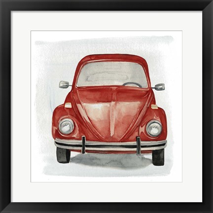 Framed Classic Autos I Print