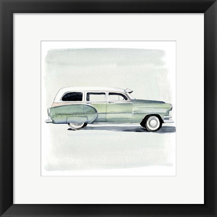 Framed Classic Autos III Print