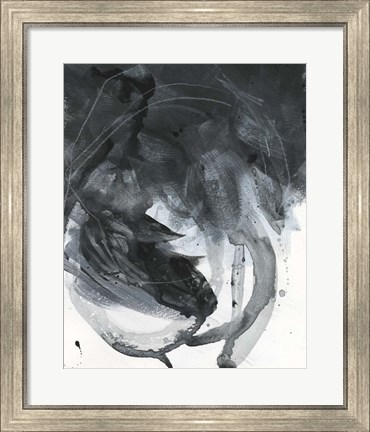 Framed Broken Abstract I Print