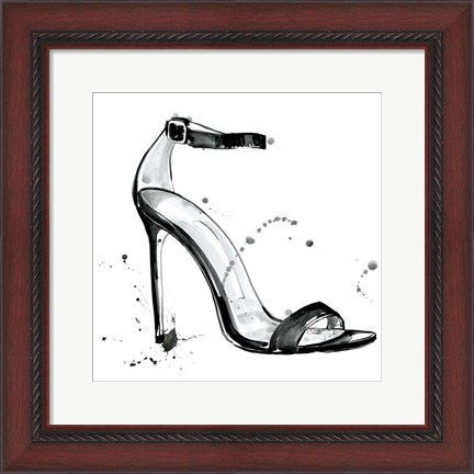 Framed Glamourous I Print