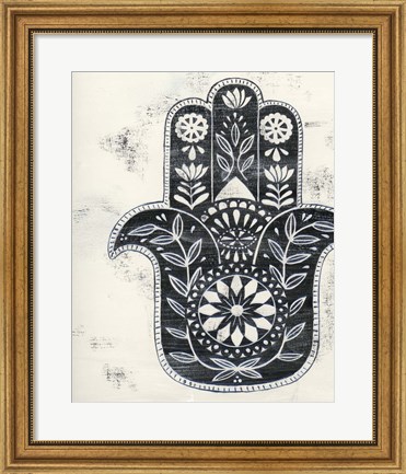 Framed Day Hamsa II Print