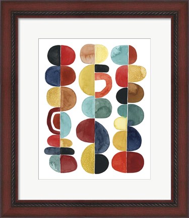 Framed Midcentury Sunrise II Print