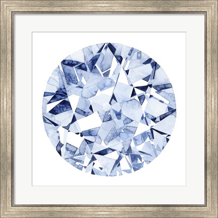 Framed Diamond Drops II Print