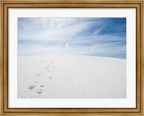 Framed White Dunes I Print