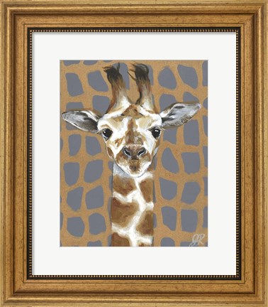 Framed Animal Patterns I Print