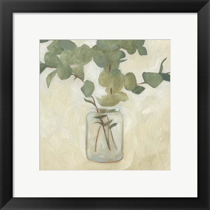 Framed Greenery Still Life II Print