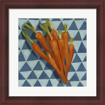 Framed Geo Veggies III Print