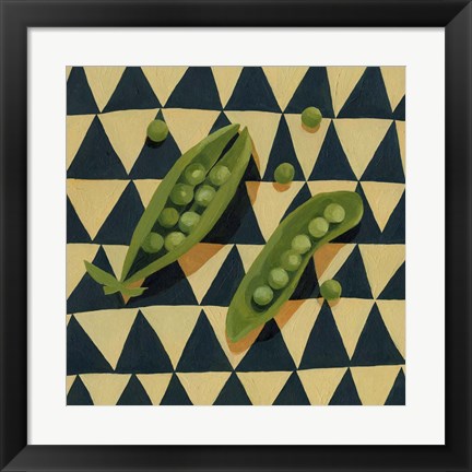 Framed Geo Veggies IV Print