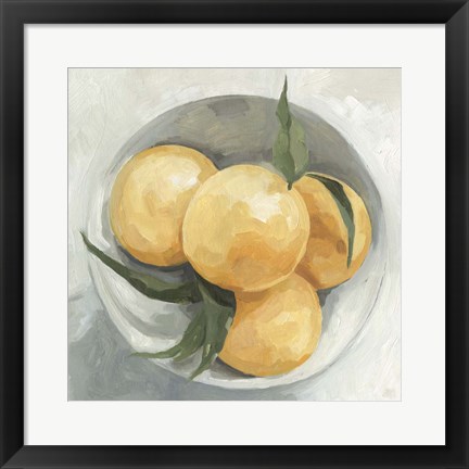 Framed Fruit Bowl I Print