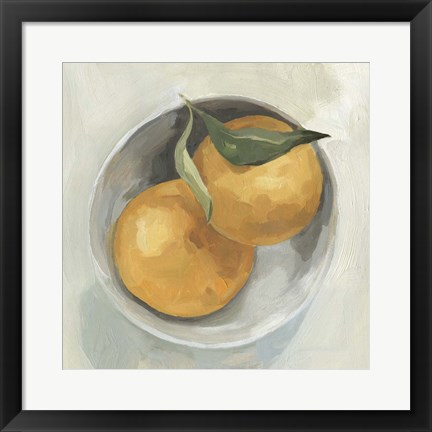 Framed Fruit Bowl II Print