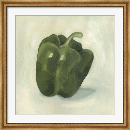 Framed Pepper Study I Print