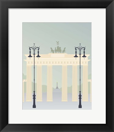 Framed Travel Europe--Brandenburger Print