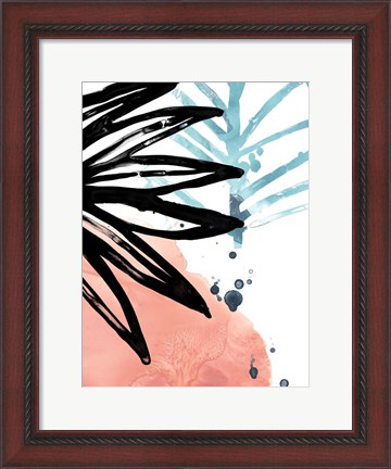 Framed Tropical Moderne VII Print