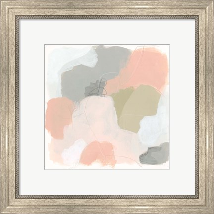 Framed Pink Cloud I Print