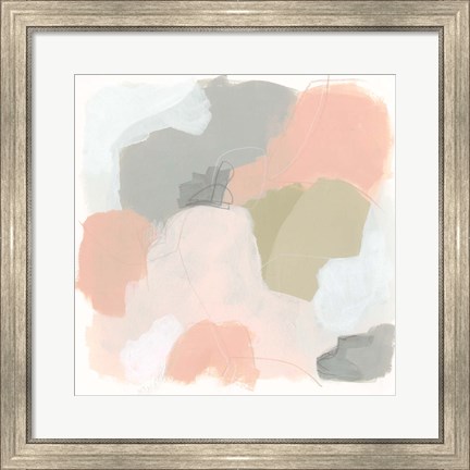 Framed Pink Cloud I Print