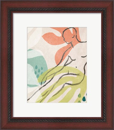 Framed Tropical Nude IV Print