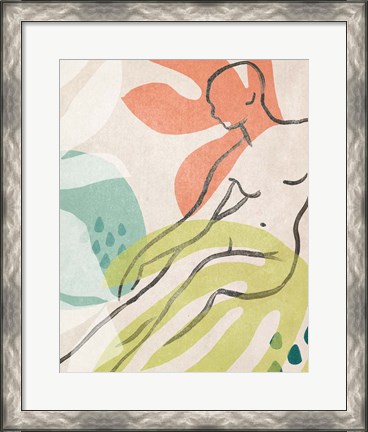 Framed Tropical Nude IV Print