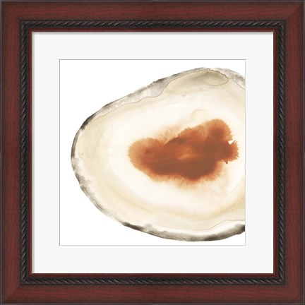 Framed Cropped Geodes I Print