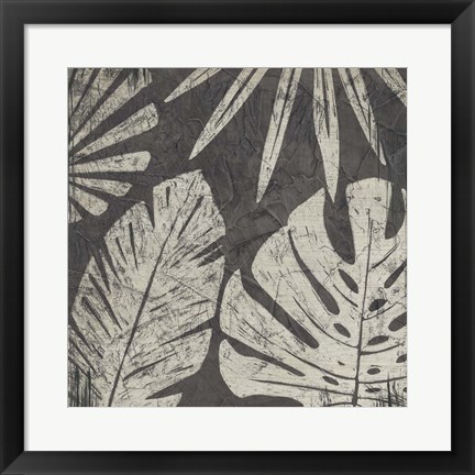 Framed Tribal Palms I Print