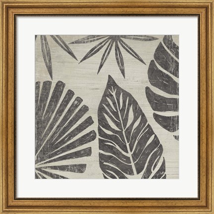 Framed Tribal Palms III Print