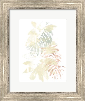 Framed Pastel Tropics III Print