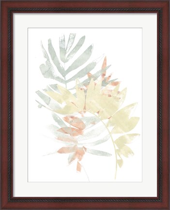 Framed Pastel Tropics IV Print