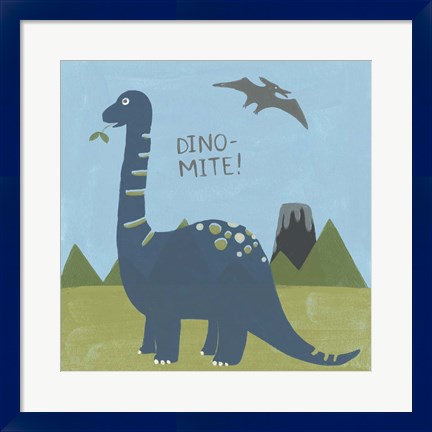 Framed Dino-mite II Print