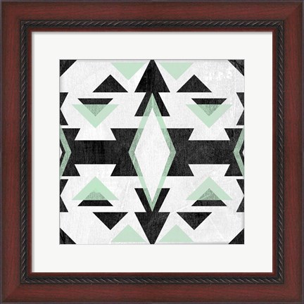 Framed Modern Aztec Motif IV Print