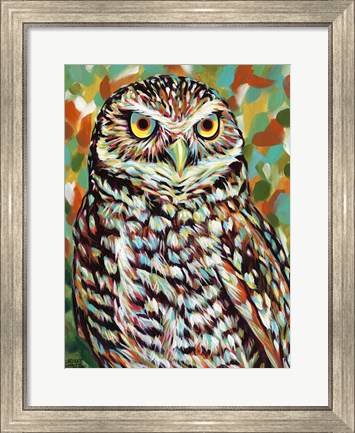 Framed Fury Feather Friends II Print