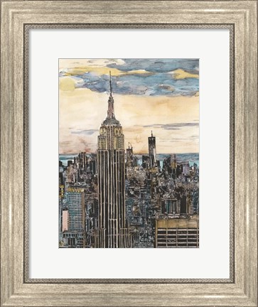 Framed US Cityscape-NYC Print