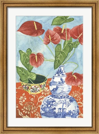 Framed Elegant Arrangement IV Print