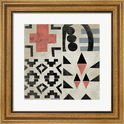 Framed Geo Tile III Print