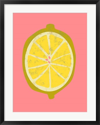 Framed Fruit Party II Print