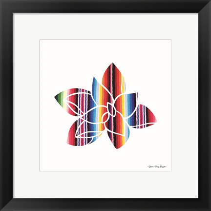 Framed Aztec Plant II Print