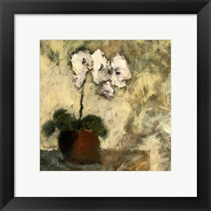 Framed Orchid Textures II Print