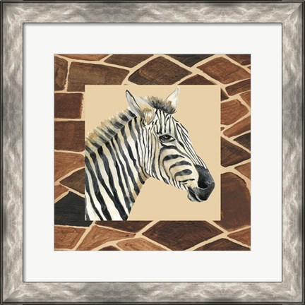 Framed Safari I Print